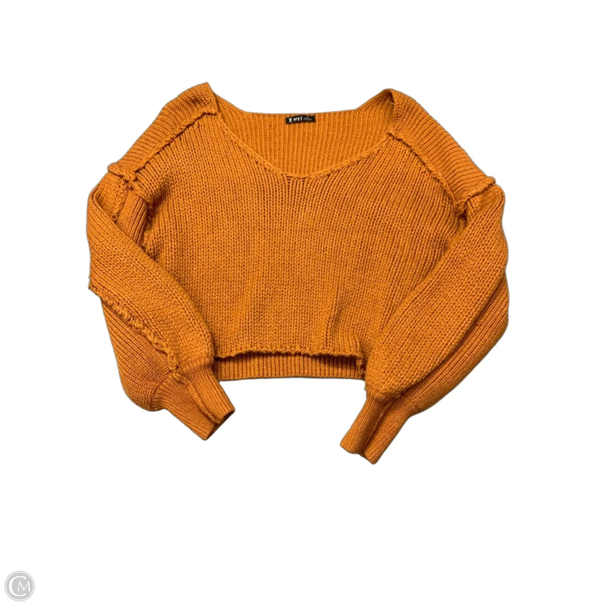 Sweater By Very J In Brown, Size: S