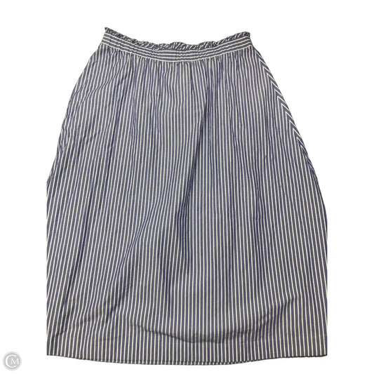Skirt Maxi By Talbots In Blue & White, Size: L