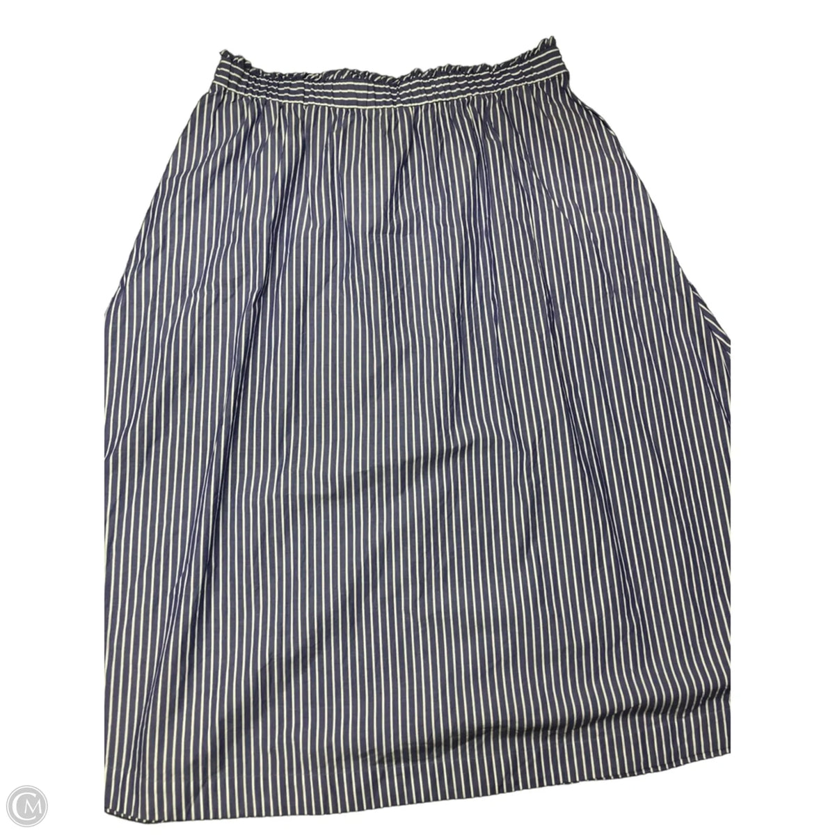 Skirt Maxi By Talbots In Blue & White, Size: L