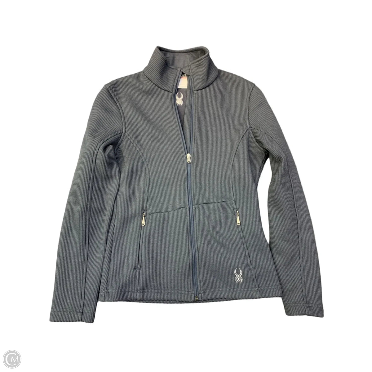 Athletic Jacket By Spyder In Grey, Size: M