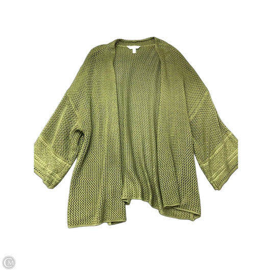 Cardigan By Time And Tru In Green, Size: Xxl