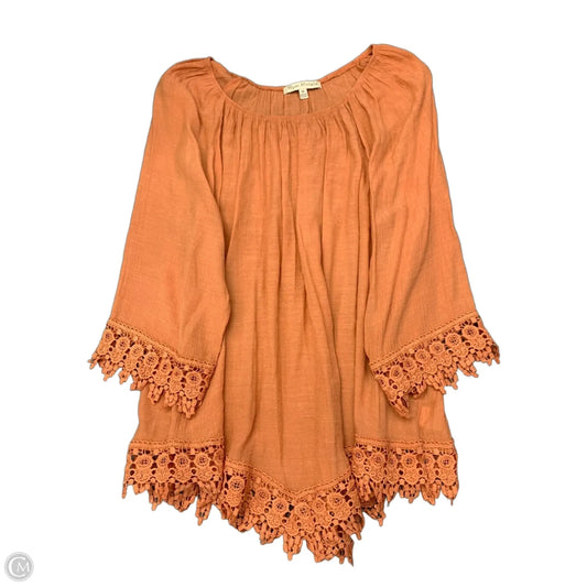 Top Long Sleeve By Crown And Ivy In Navy, Size: Xl