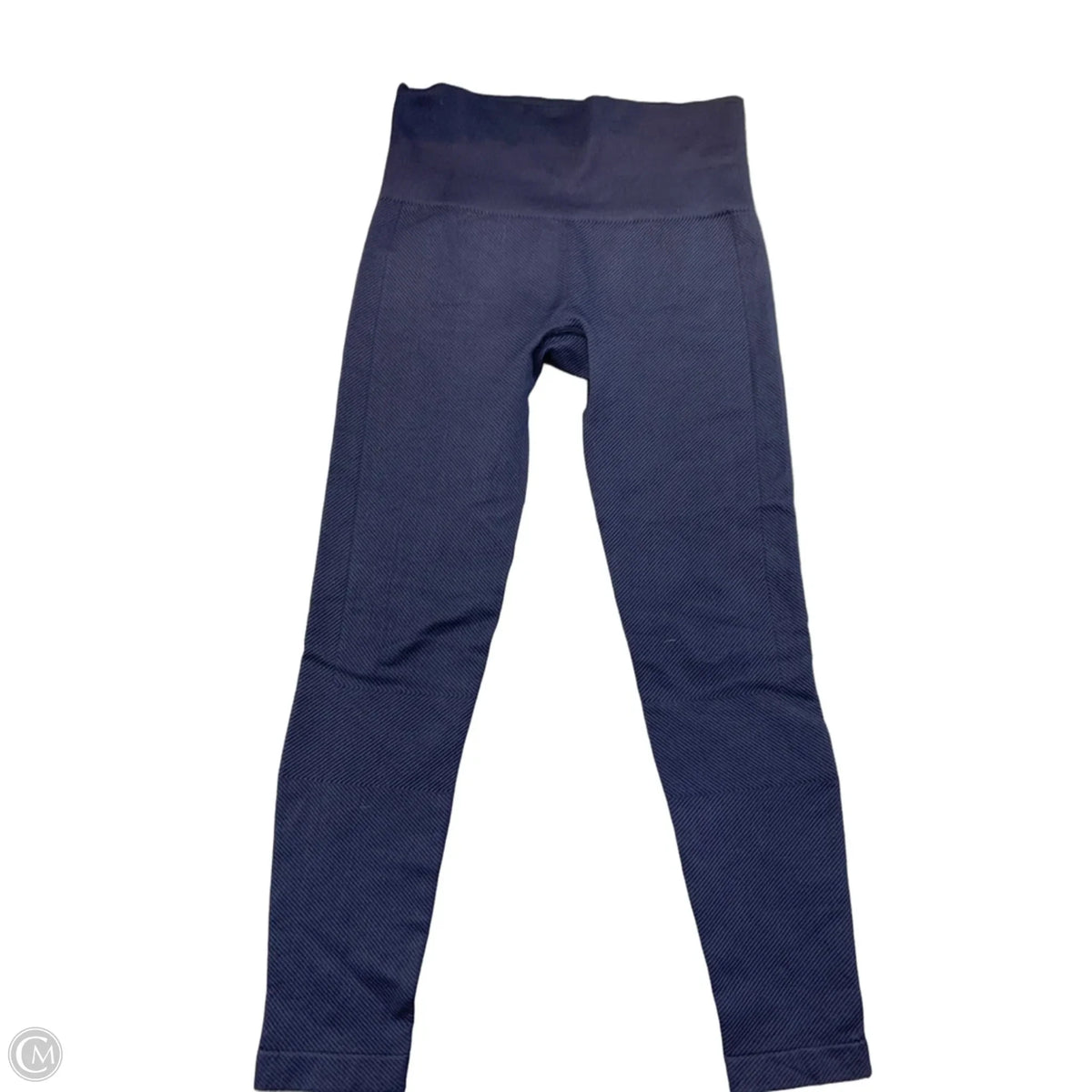 Athletic Leggings By Spanx In Navy, Size: M