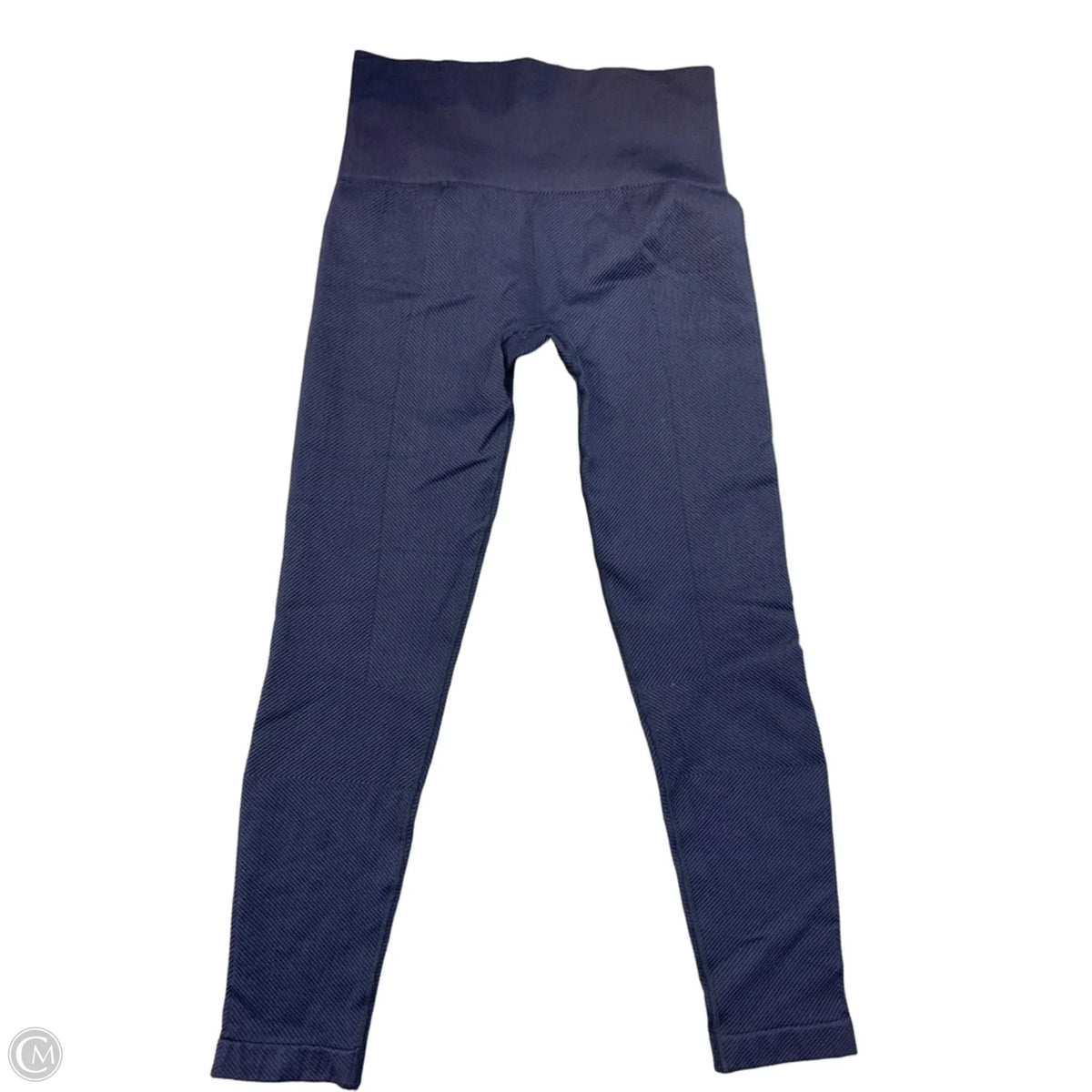 Athletic Leggings By Spanx In Navy, Size: M