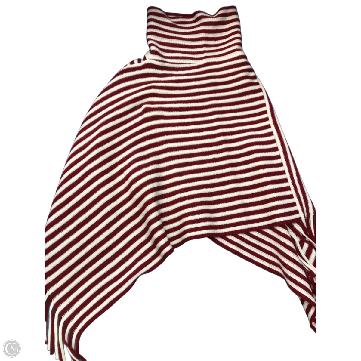 Poncho By Clothes Mentor In Red, Size: Osfm