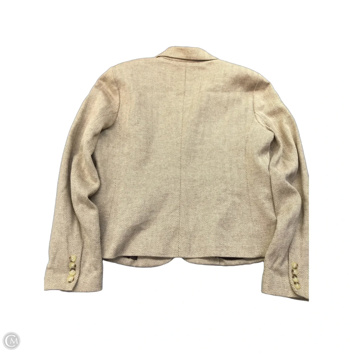 Blazer By Chaps In Cream, Size: 16
