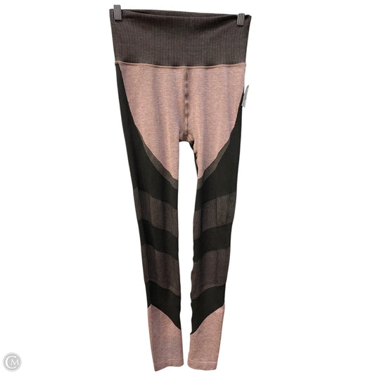 Athletic Leggings By Alo In Black & Purple, Size: M