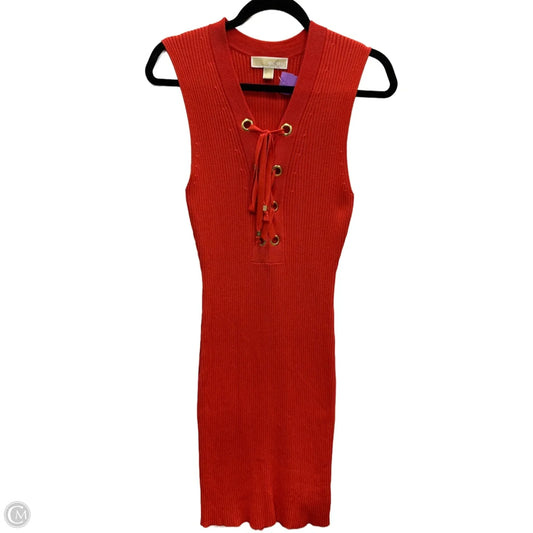 Dress Casual Maxi By Michael By Michael Kors In Orange, Size: S