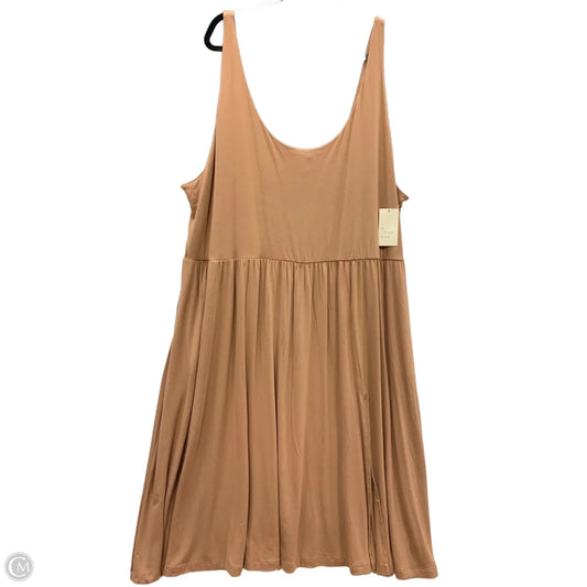 Dress Casual Maxi By A New Day In Brown, Size: 4x