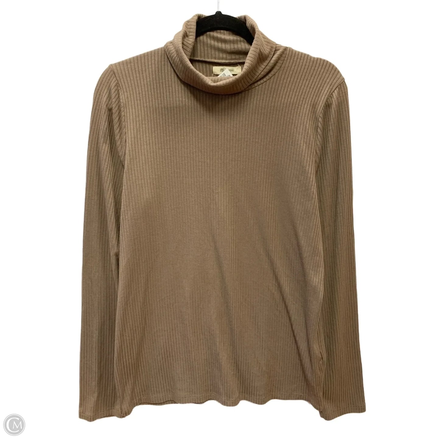 Top Long Sleeve By Madewell In Brown, Size: Xl