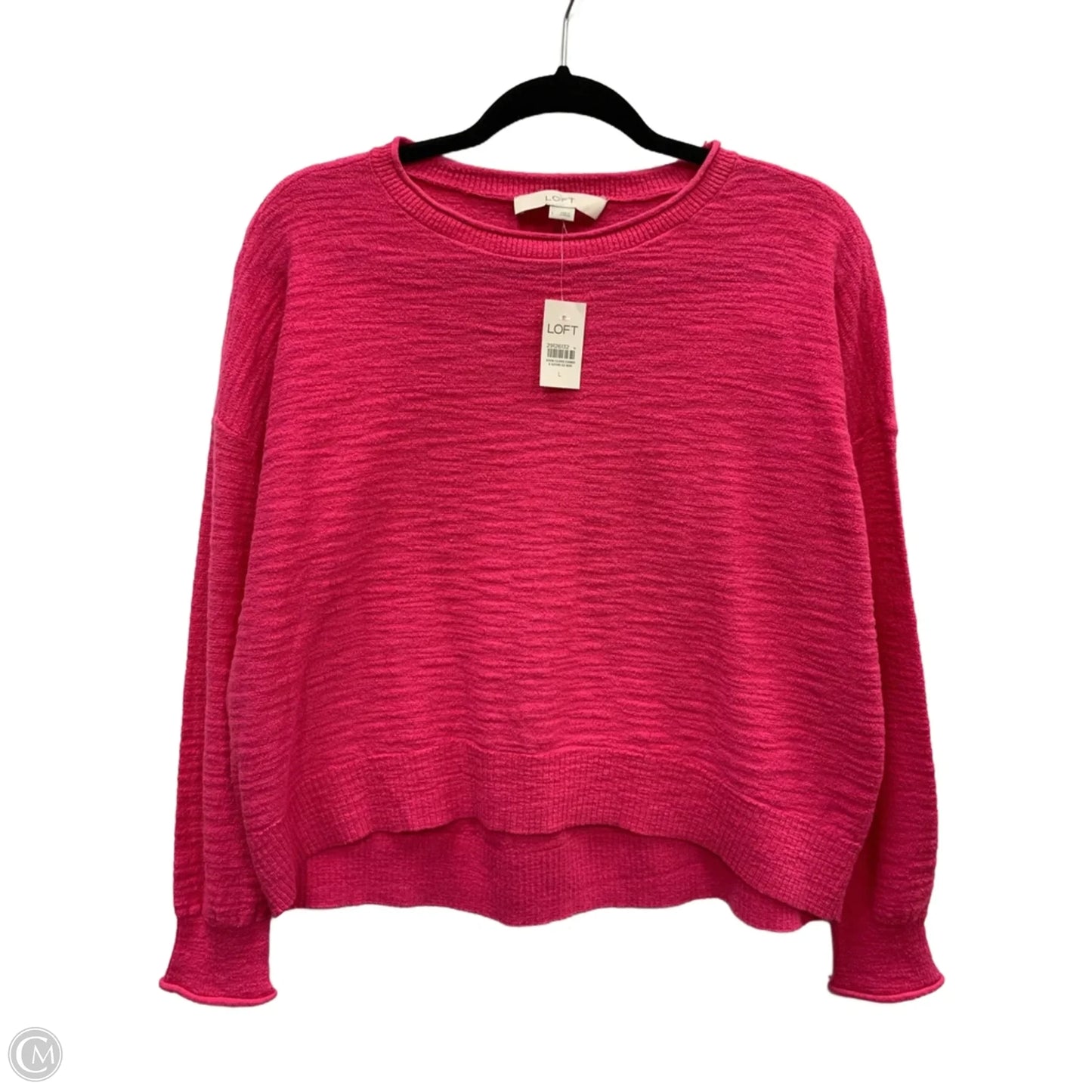 Sweater By Loft In Pink, Size: L