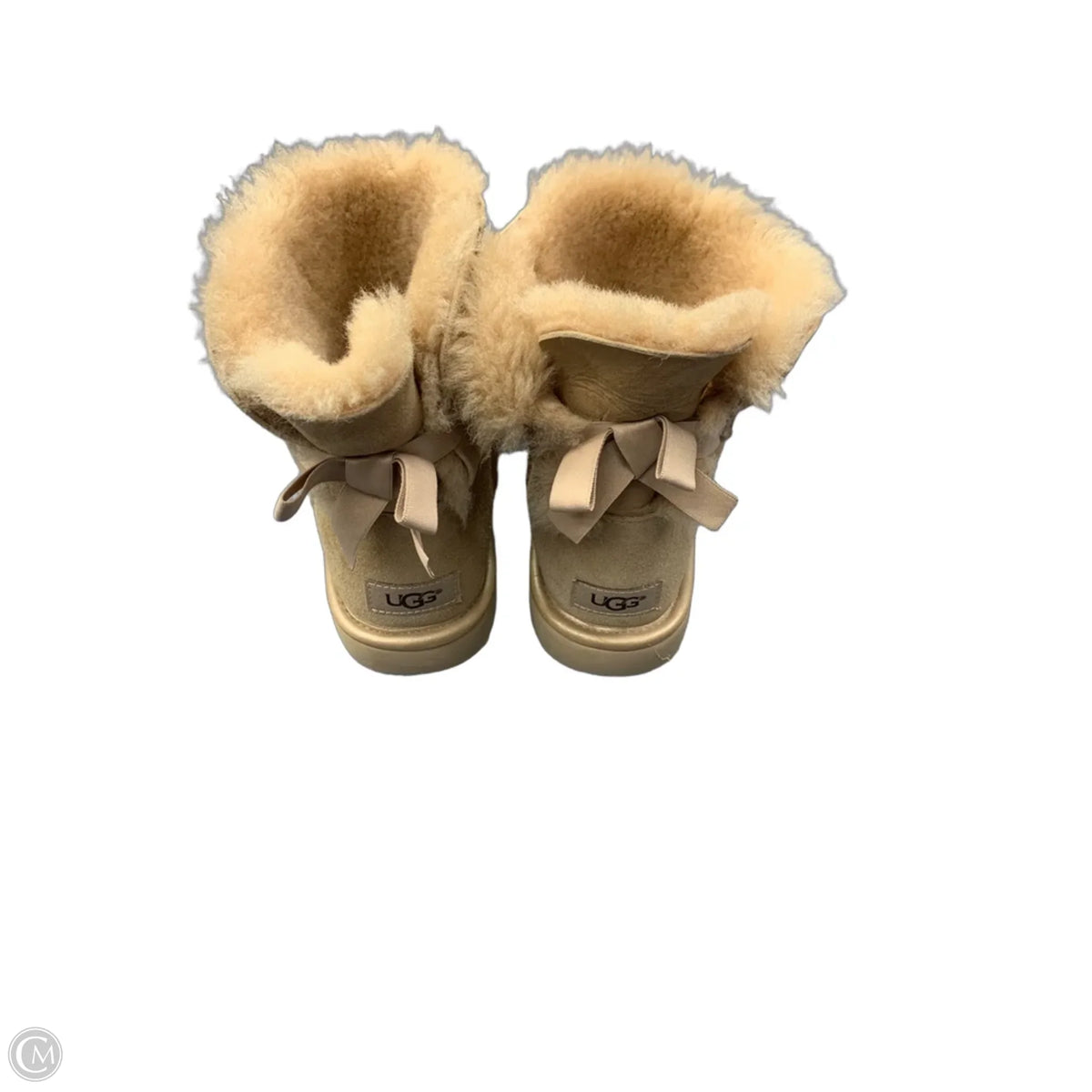 Boots Designer By Ugg In Brown, Size: 6