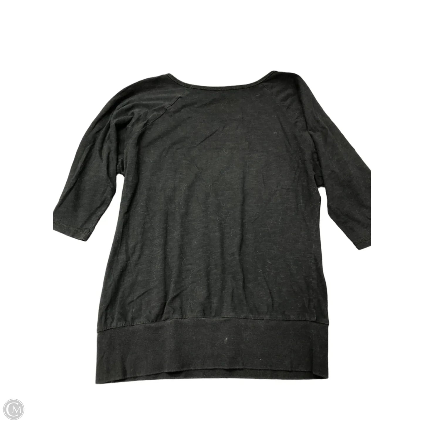 Top Long Sleeve By Chic In Black, Size: M