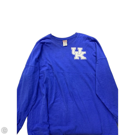 Sweatshirt Crewneck By Clothes Mentor In Blue, Size: Xl