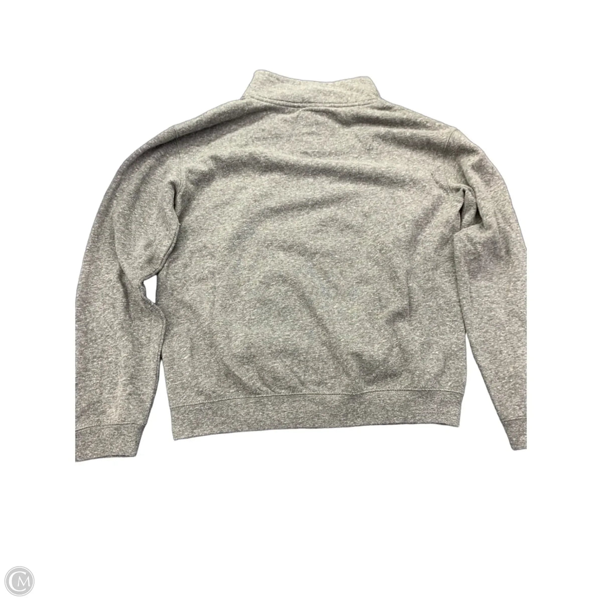 Sweatshirt Collar By Clothes Mentor In Grey, Size: L