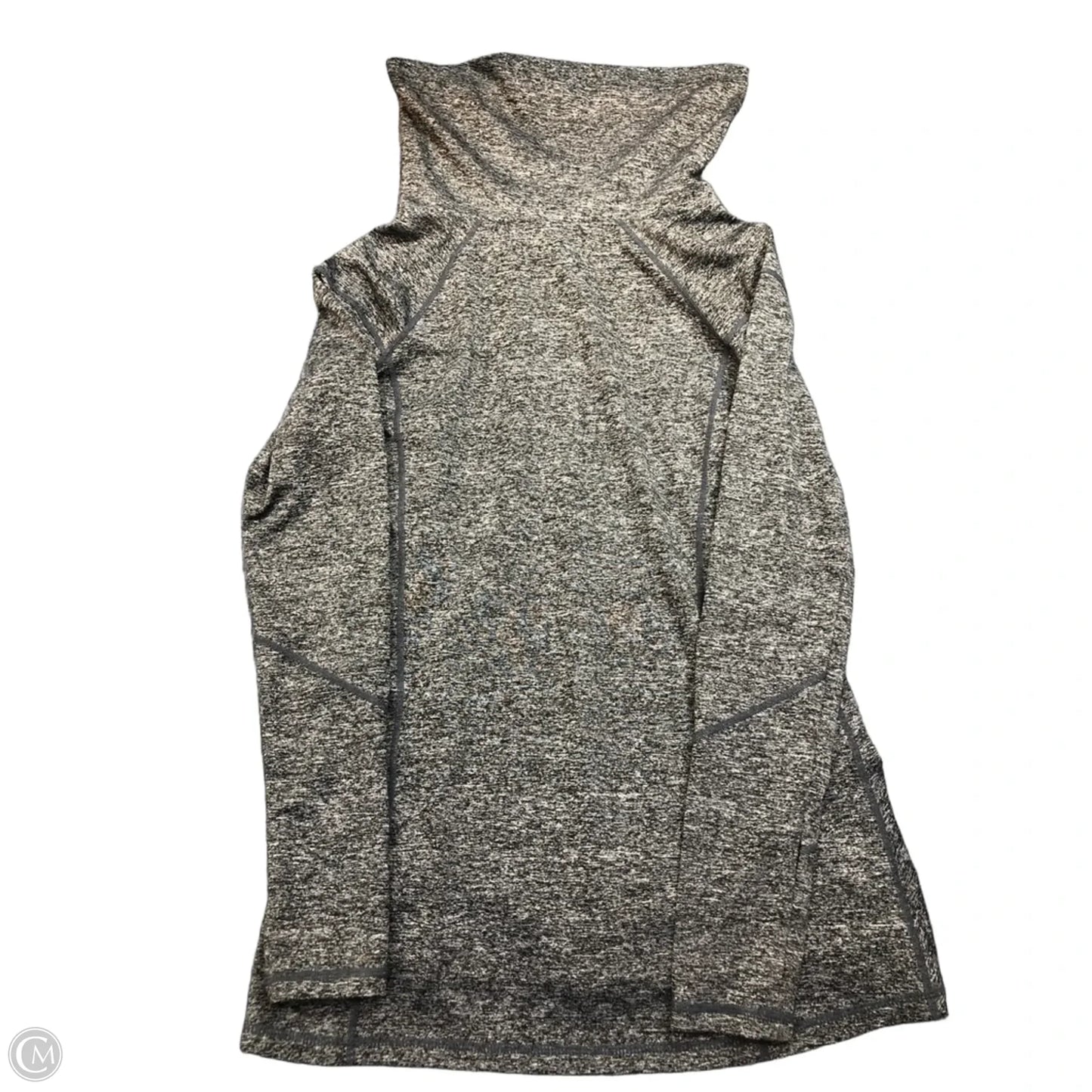 Sweatshirt Collar By Clothes Mentor In Grey, Size: S