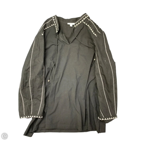 Top Long Sleeve By Chicos In Black, Size: 20