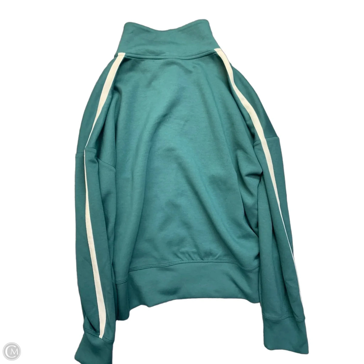 Athletic Jacket By Reebok In Green, Size: Xl