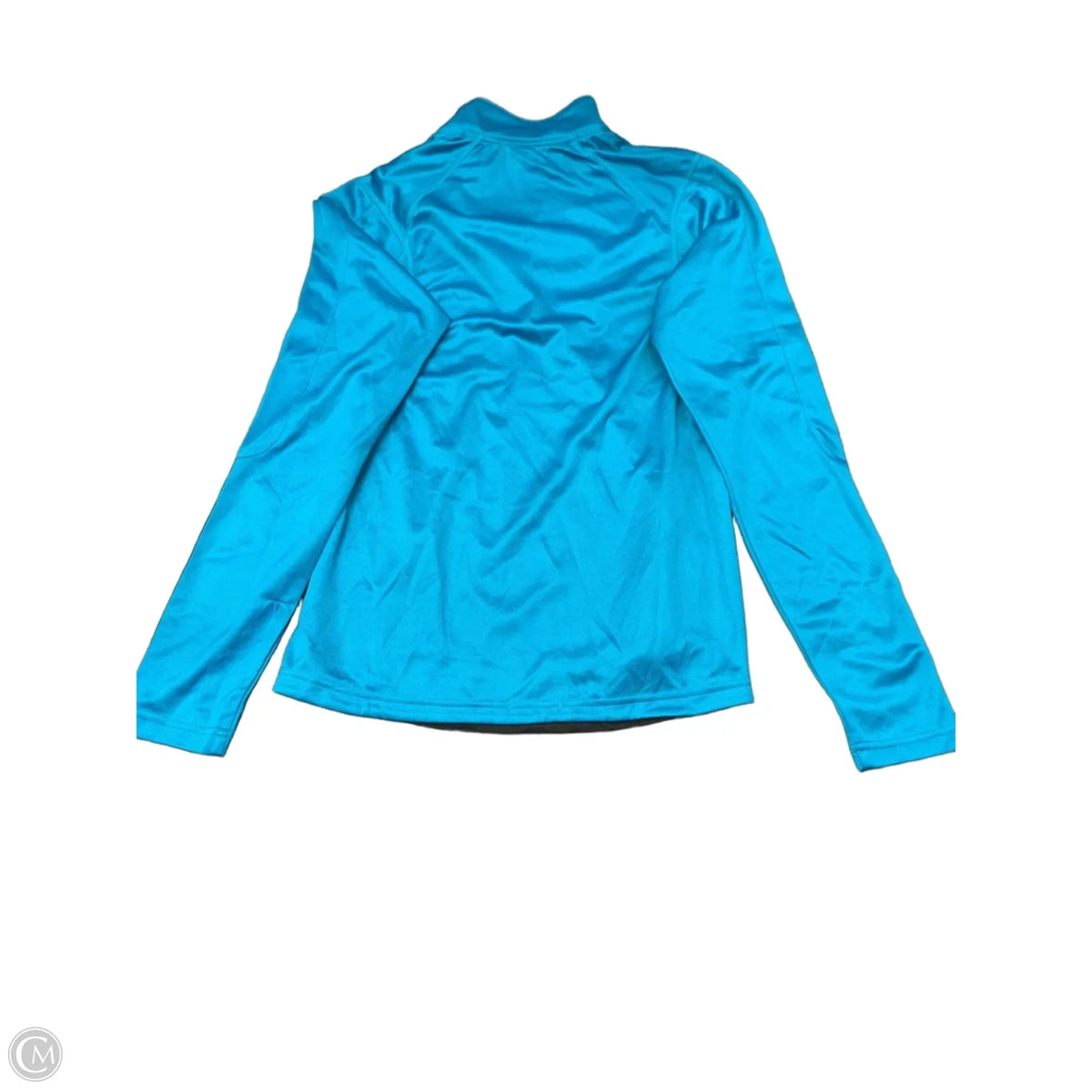 Athletic Sweatshirt Collar By Adidas In Blue, Size: S