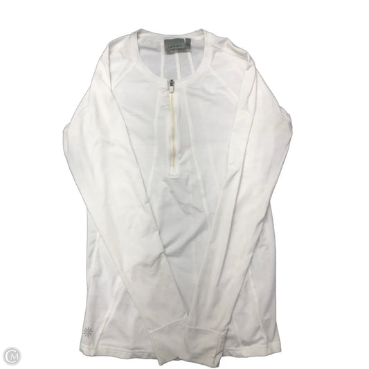 Athletic Sweatshirt Crewneck By Athleta In White, Size: S