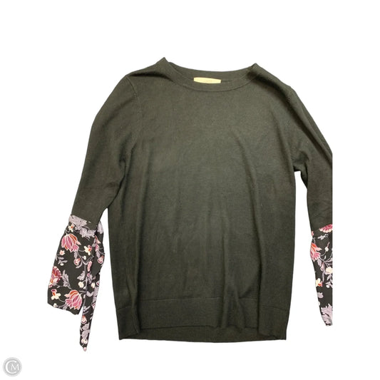 Sweater By Loft In Black & Pink, Size: L