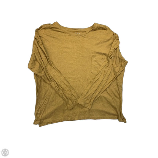 Top Long Sleeve By Loft In Yellow, Size: Xl