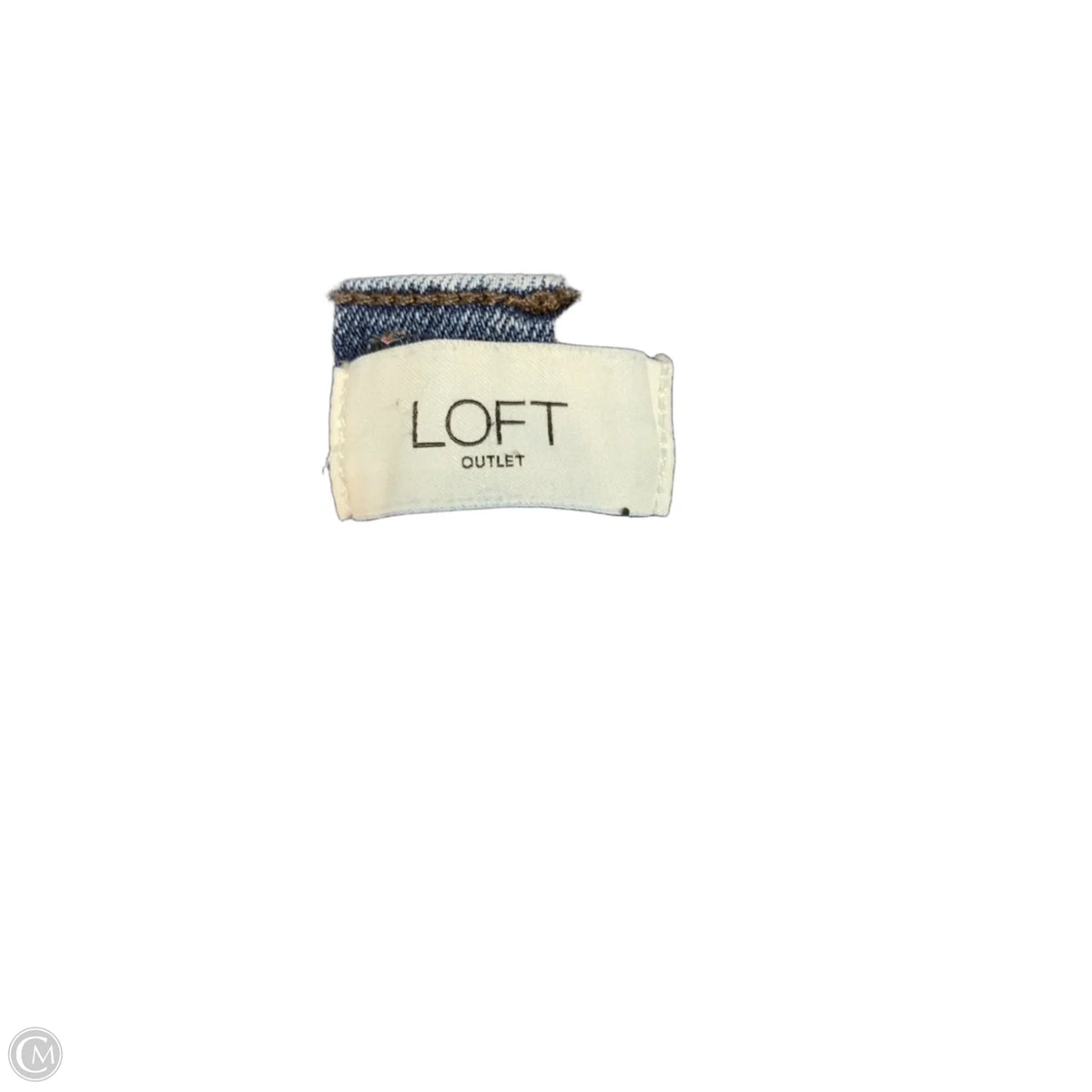 Jeans Flared By Loft In Blue Denim, Size: 10