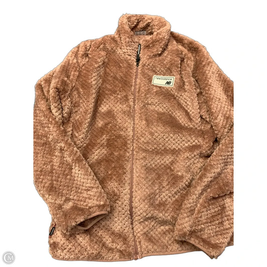 Jacket Faux Fur & Sherpa By New Balance In Pink, Size: Xl