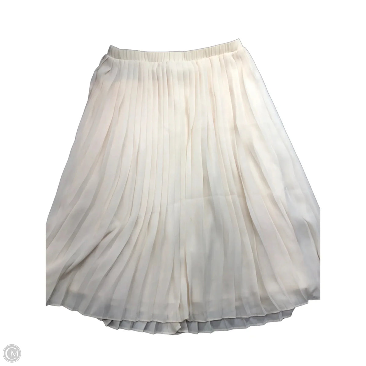 Skirt Midi By Max Studio In Cream, Size: Xs