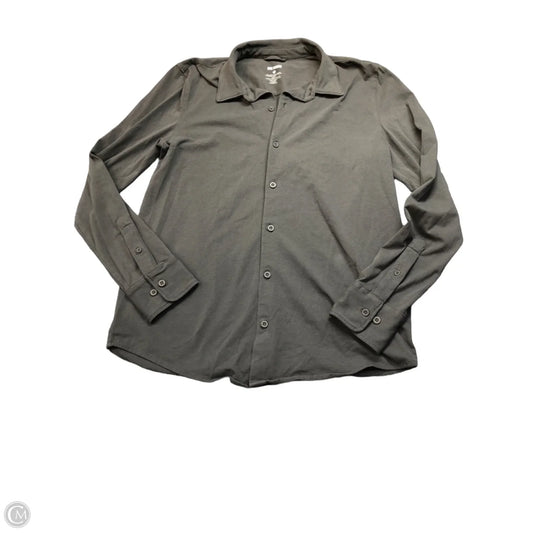 Top Long Sleeve By Clothes Mentor In Grey, Size: M