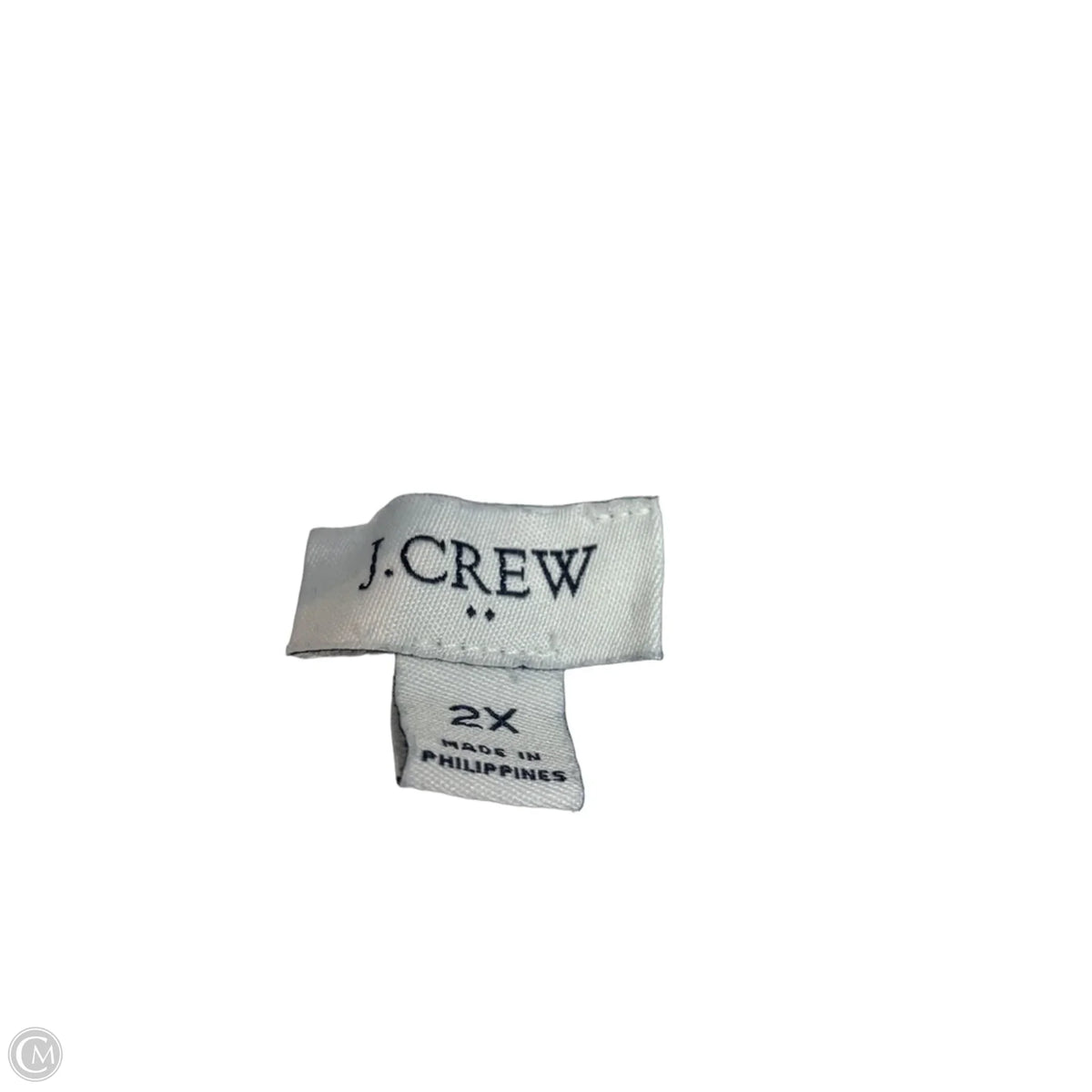 Sweatshirt Collar By J. Crew In Blue & White, Size: 2x