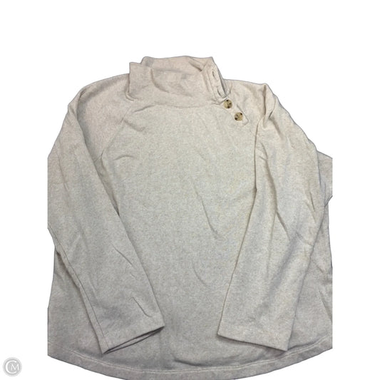 Sweatshirt Collar By J. Crew In Tan, Size: 2x