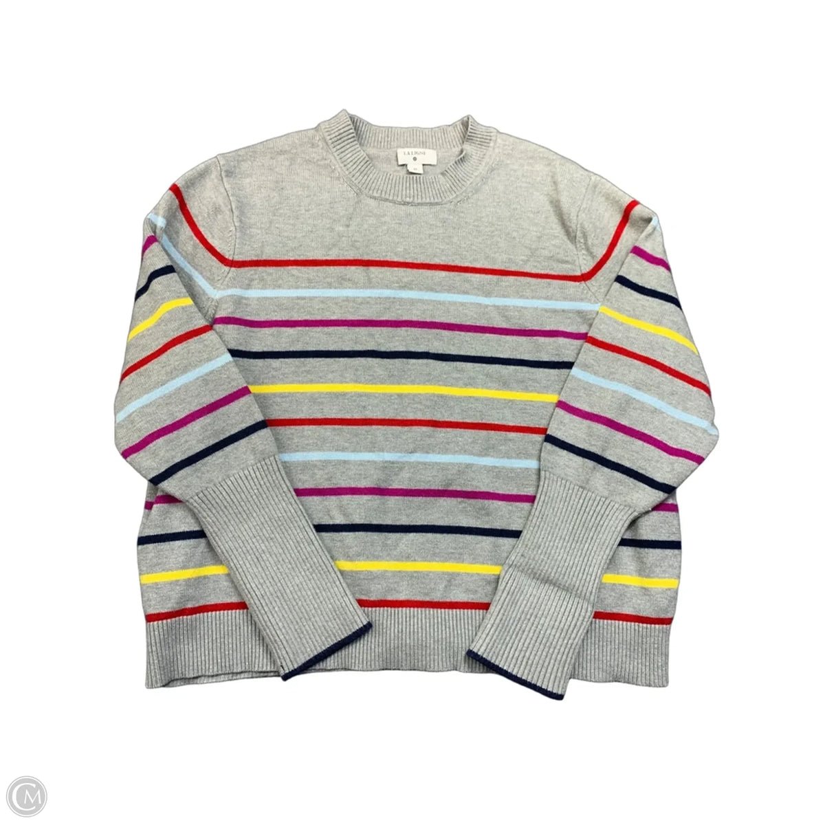 Sweater By Clothes Mentor In Grey, Size: 2x