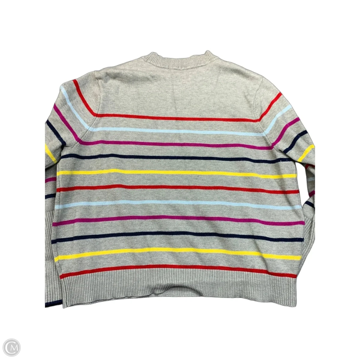 Sweater By Clothes Mentor In Grey, Size: 2x