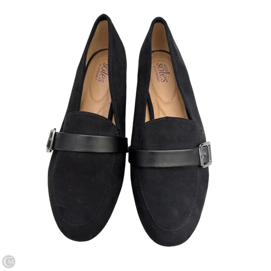 Shoes Flats By Catherines In Black, Size: 10