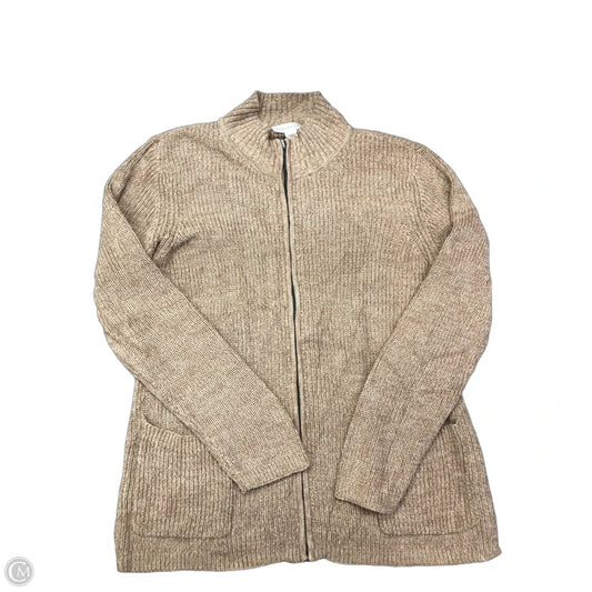 Jacket Other By Coldwater Creek In Tan, Size: L