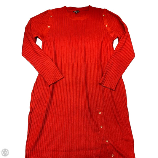 Dress Sweater By Venus In Red, Size: 1x