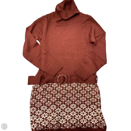 Dress Sweater By Venus In Maroon, Size: Xl