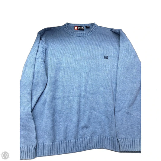 Sweater By Chaps In Blue, Size: Xxl