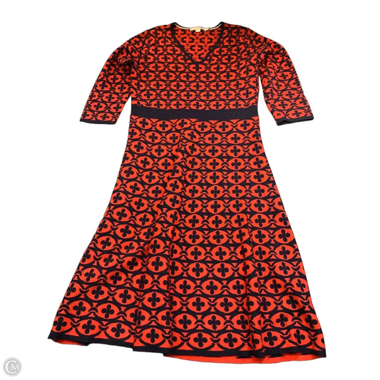 Dress Sweater By Boden In Blue & Red, Size: 10