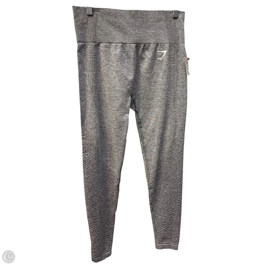 Athletic Leggings By Gym Shark In Grey, Size: M