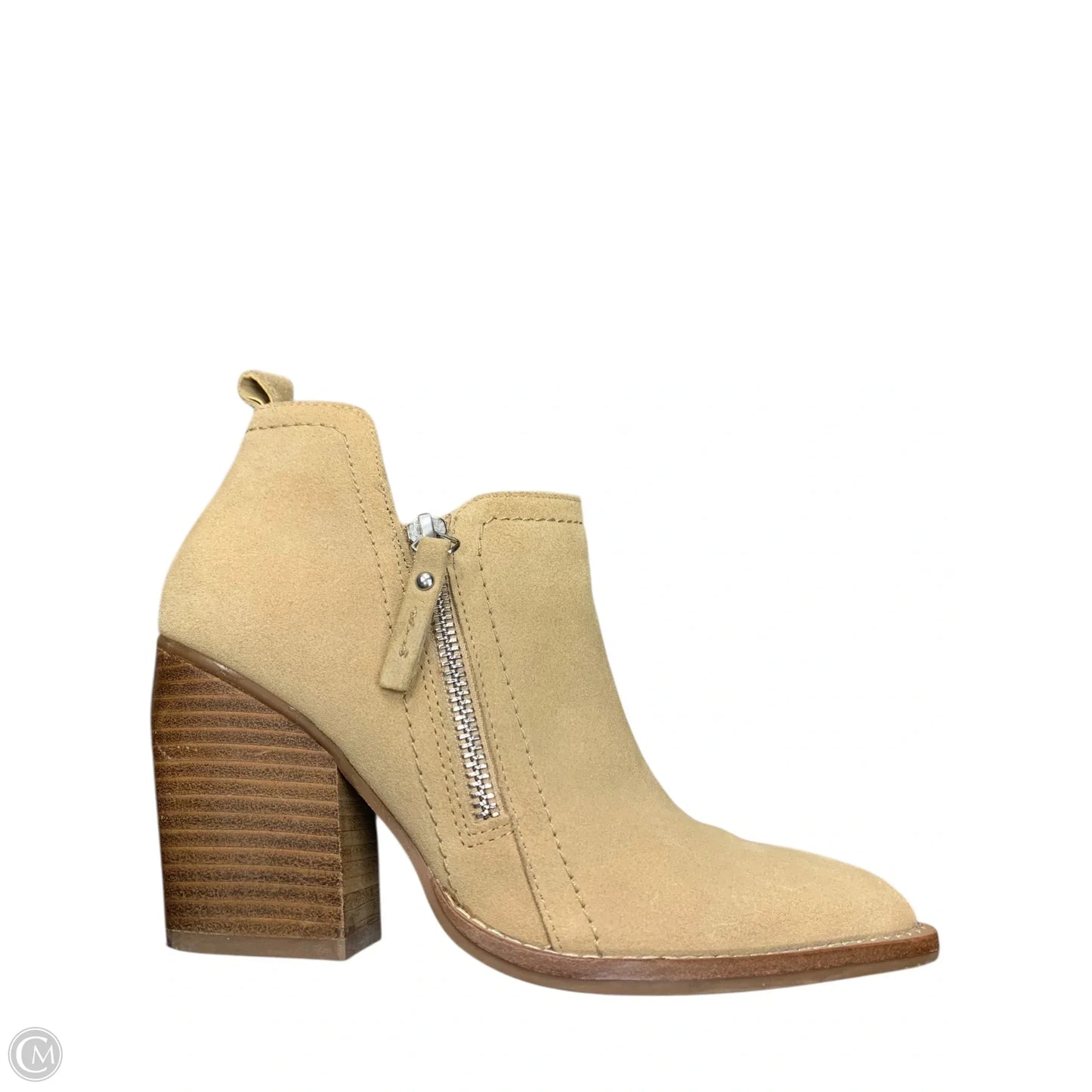 Boots Ankle Heels By Gianni Bini In Tan, Size: 6