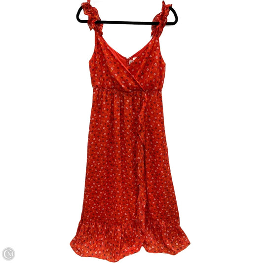 Dress Casual Maxi By Madewell In Red, Size: 0