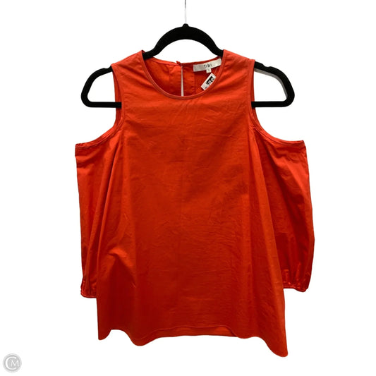 Top Long Sleeve By Tibi In Red, Size: 2