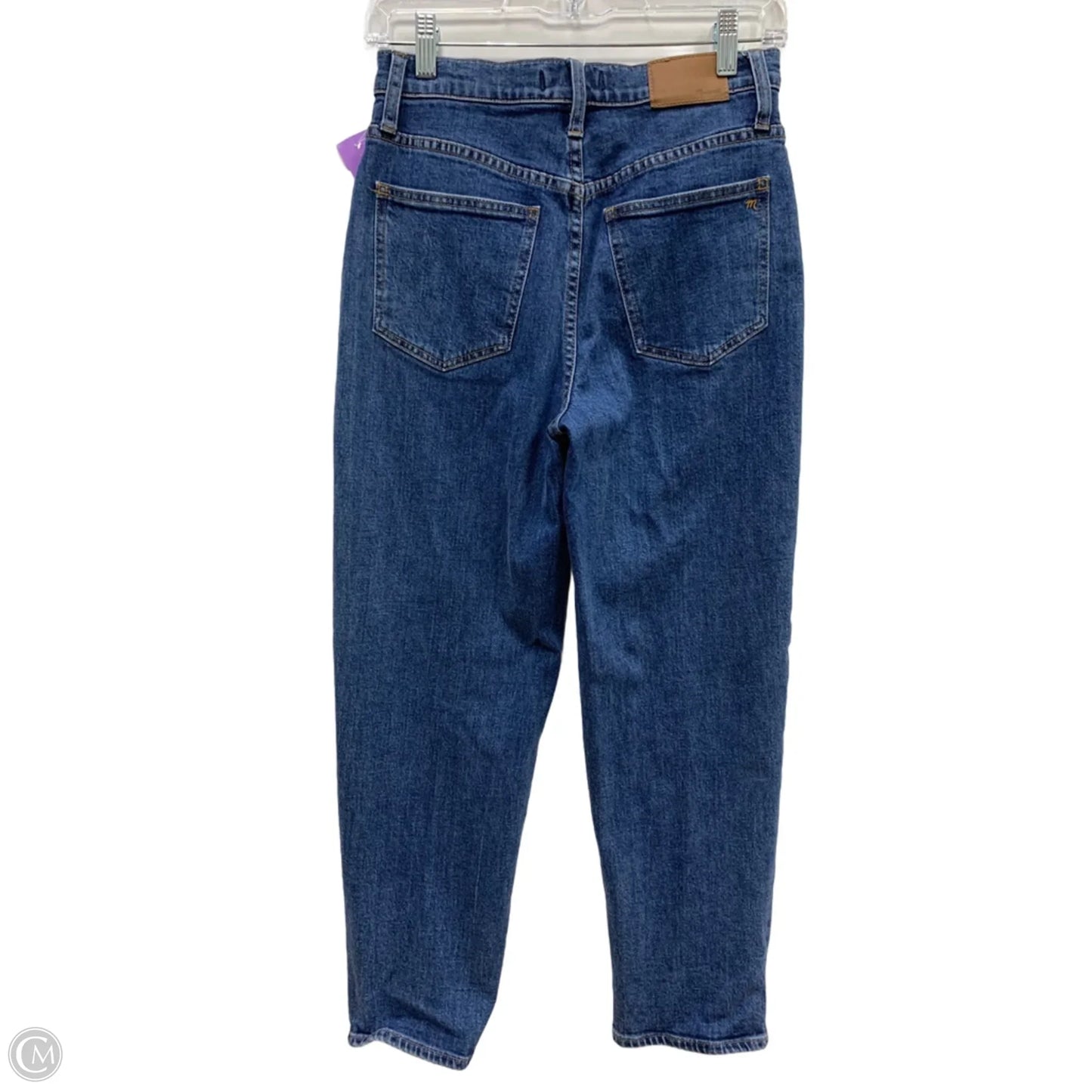 Jeans Straight By Madewell In Blue Denim, Size: 0