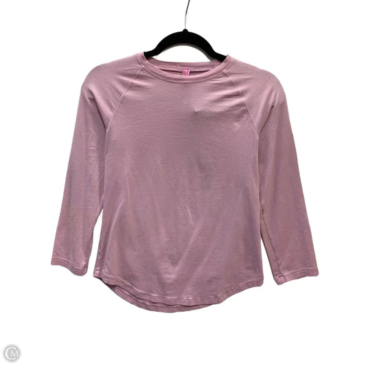 Top Long Sleeve By Skims In Pink, Size: L