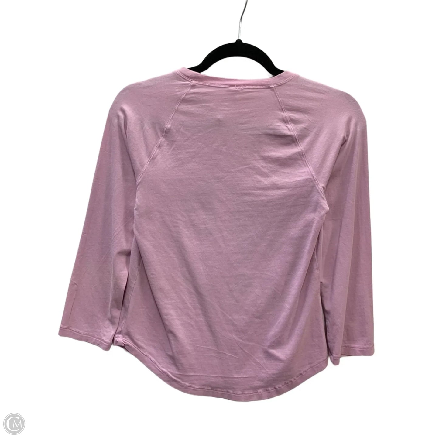 Top Long Sleeve By Skims In Pink, Size: L