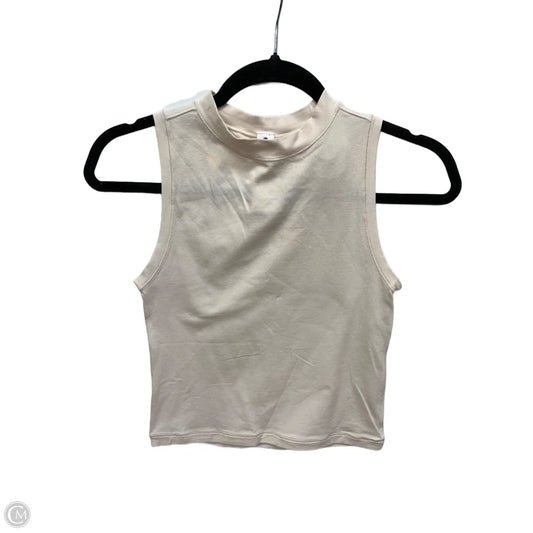 Athletic Tank Top By Yogalicious In Tan, Size: Xs