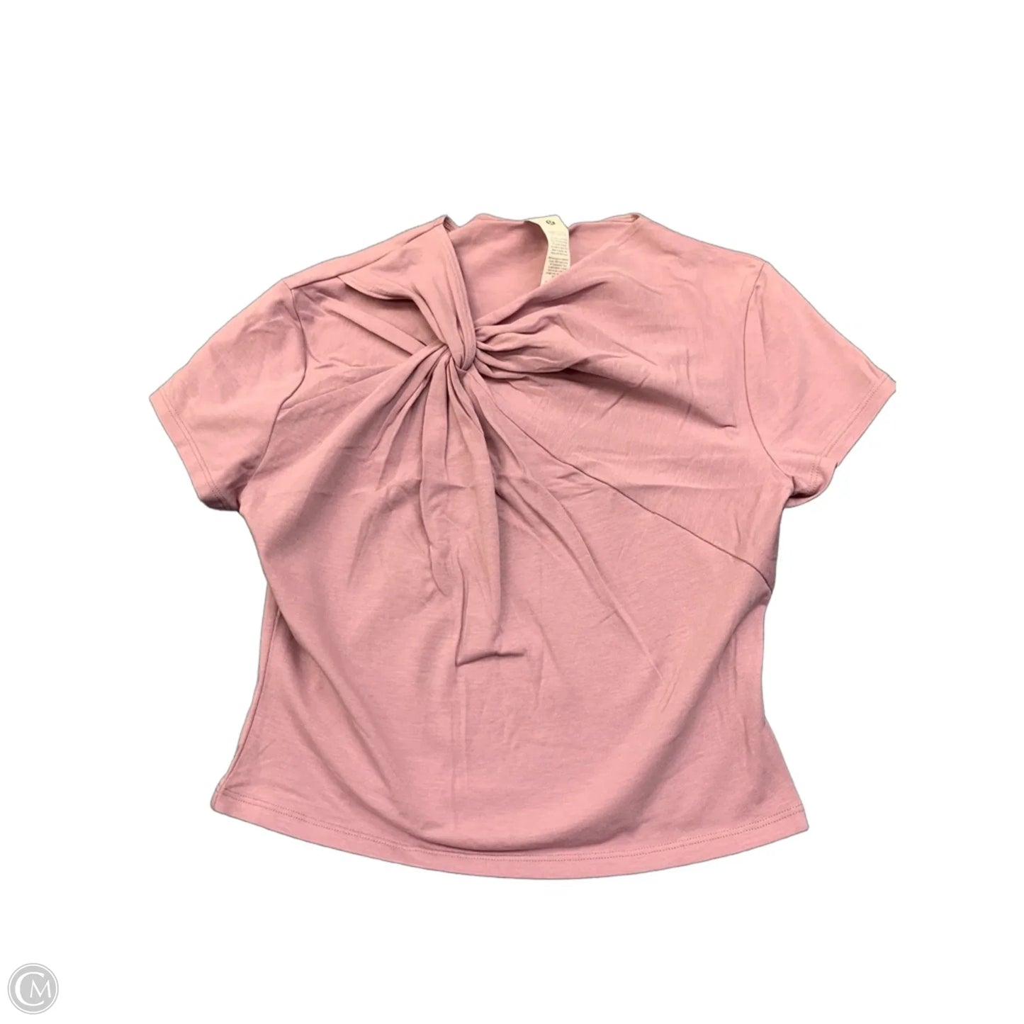 Athletic Top Short Sleeve By Lululemon In Purple, Size: M
