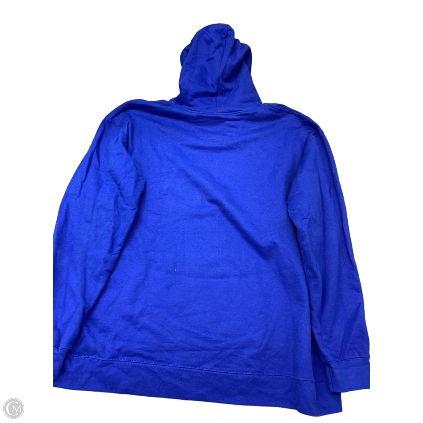 Sweatshirt Hoodie By Port & Company In Blue, Size: 2x